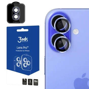 3Mk Lens Protection Pro iPhone 17 kameros apsauginis stiklas, mėlynas