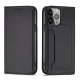 Magnet Card Case for iPhone 13 Pro Wallet Stand Cover Black