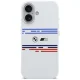 BMW M Silicon Horizontal Line MagSafe dėklas, skirtas iPhone 17 - Baltas