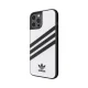 Adidas OR Moulded Case PU dėklas telefonui iPhone 12 Pro Max, White/Black