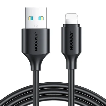 USB-A į Lightning laidas Joyroom S-UL012A9 2.4A, 0.25m, juodas