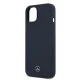 Mercedes dėklas iPhone 13 mini telefonui Silicone Line, tamsiai mėlynas