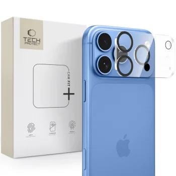 Tech-Protect Cam Fit+ Camera Lens Protector for iPhone 18 Pro Max - Clear