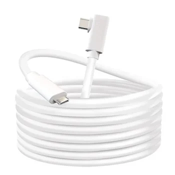 USB-C į USB-C laidas Oculus Quest 1/2 VR akiniams, 5m, baltas