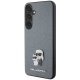 Karl Lagerfeld Samsung Galaxy S24 Plus Case Saffiano KC Pin, Grey