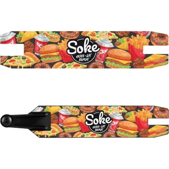 Paspirtuko švitrinis popierius Soke Go! Grip Tape, Fast Food