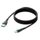 Joyroom Starry Series SA32-AC3 USB-A į USB-C laidas 3A 1m, juodas