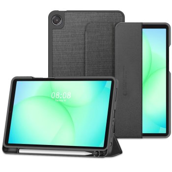 Tech-Protect SC Pen Canvas dėklas Samsung Galaxy Tab A9+ 11.0, pilkas