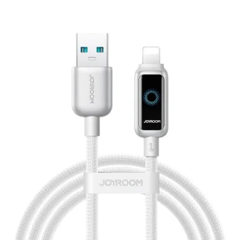 Joyroom S-A55 StarFlight USB-A to Lightning Cable 3A 1.2m, White