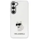 Karl Lagerfeld permatomas dėklas Samsung Galaxy S23+ telefonui