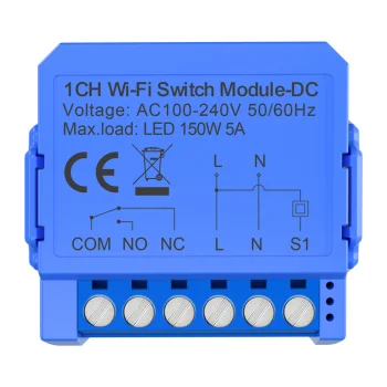 1 kanalo „WiFi“ relės modulis Avatto WSM16-DC32V-1, DC 12–32V
