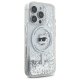Apple iPhone 16 Pro Max 6.9\'\' Karl Lagerfeld Liquid Glitter Choupette Head Magsafe Cover Case, Clear