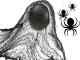 Artificial Large Black Spider Web Halloween Decoration 2 Pieces