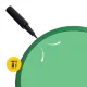 4Fizjo Reh Ball Exercise Ball 55 cm, Green