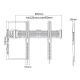 Maclean MC-643 TV sieninis laikiklis 32–55\", VESA 400x400, 30 kg, juodas