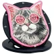 Magnetinis telefono laikiklis Nimmy Cool&Cute 2.0 Cat, rožinis