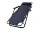 Folding Garden Lounger and Beach Chair Zero Gravity 2in1, Navy Blue