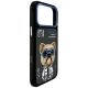 Nimmy Cool&Cute 2.0 dėklas telefonui iPhone 17 Pro, juodas