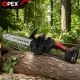 Akumuliatorinis grandininis pjūklas OPEX TOOLS OPX28014, 12\" 21V 3.0Ah, juodas/raudonas