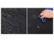 Modulinė batų spintelė, 5 lentynos, juoda