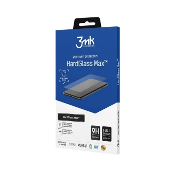 Samsung Galaxy S20 Ultra 5G Black 3MK Hard Glass Max Tempered Fullscreen Protector