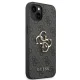 Guess 4G Big Metal Logo dėklas iPhone 13 / 14 / 15, pilkas