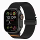 Tech-Protect Nylon Clasp dirželis Apple Watch 44 / 45 / 46 / 49 mm, juodas