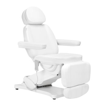 Sillon Classic Electric Beauty Chair with 3 Motors, White