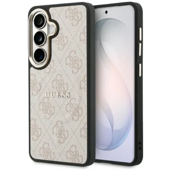 Guess 4G Embossed Ring MagSafe Case for Samsung Galaxy S26 - Pink