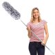 Teleskopinė mikropluošto dulkių šluotelė (78-280 cm), pilka