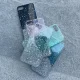Dėklas iPhone 13 Pro Star Glitter su blizgučiais, juodas