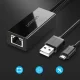 Tinklo plokštė Ugreen 30985 skirta Chromecast micro USB / USB-A 100 Mb/s 1 m, juoda