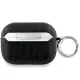 Karl Lagerfeld dėklas AirPods Pro 2 ausinėms Monogram Karl & Choupette, juodas