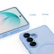 Tech-Protect Magmat MagSafe dėklas Samsung Galaxy S26, Matte Sky Blue