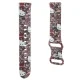 Išmaniojo laikrodžio dirželis Hello Kitty Silicone Tags Graffiti 22 mm, rožinis