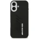Mercedes AMG Silicone Oversize Rhombs MagSafe dėklas iPhone 17 telefonui, juodas
