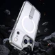 Hybrid Armor X Case for iPhone 17 Pro Max with Stand and MagSafe, Transparent