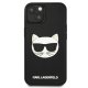 Karl Lagerfeld Ikonik 3D Rubber dėklas iPhone 13 mini, Juodas