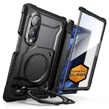 Dėklas Supcase UB Grip Mag MagSafe, Samsung Galaxy Z Fold 8, juodas