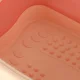 Collapsible Silicone Foot Massage and Wash Basin, 13L, Salmon