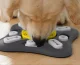 Purlov Interactive Dog Toy with Slow Feeder Bowl, Black/Yellow