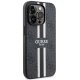 Guess dėklas iPhone 14 Pro telefonui 4G Printed Stripes MagSafe, juodas