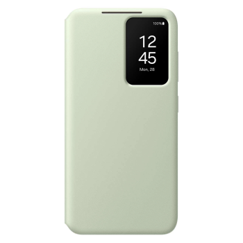 Atverčiamasis dėklas Samsung Galaxy S24 Plus Smart View, šviesiai žalias