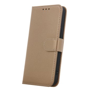 Samsung Galaxy A12 (SM-A125F/DSN) Smart Classic Wallet Phone Cover Case, Gold