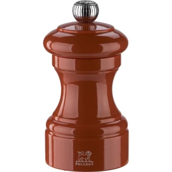 Peugeot Bistro pipirų malūnėlis 10 cm, lakuota mediena, terakota