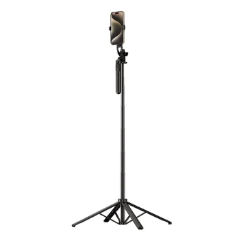 Selfie Stick and Tripod WH181-Y1S 1.75m with Phone Holder, Black