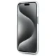 Karl Lagerfeld IML Metal Choupette Head MagSafe dėklas iPhone 15, baltas