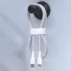 Dudao L9X 30W USB-C į Lightning laidas 2m, baltas