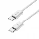Tech-Protect UltraBoost Classic USB-C / USB-C laidas 60W, 1m, baltas