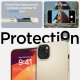 Spigen Thin Fit dėklas, skirtas Apple iPhone 15, smėlio spalvos